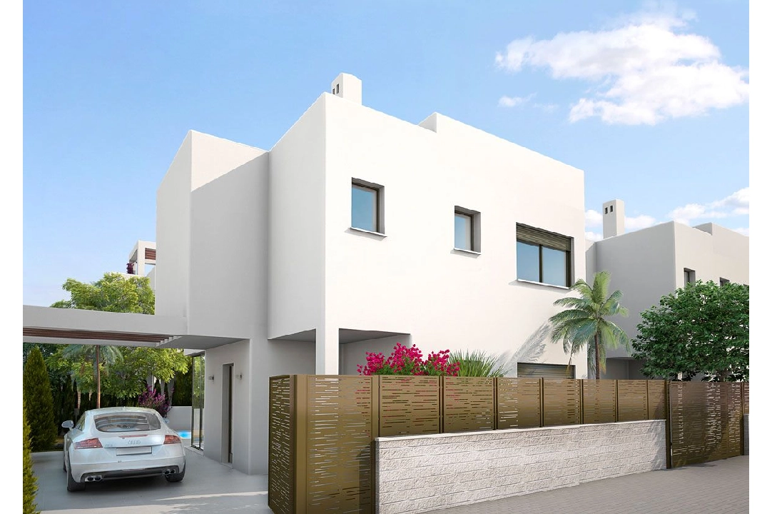 Villa in Los Belones(Murcia) te koop, woonoppervlakte 146 m², Staat Eerste bewoning, Airconditioning, grondstuk 430 m², 3 slapkamer, 3 badkamer, Zwembad, ref.: HA-LBN-110-E02-3