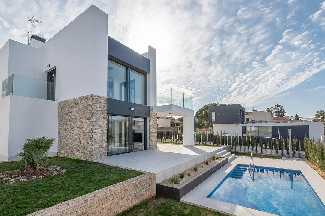 Villa in Colonia de Sant Pere te koop, woonoppervlakte 338 m², Staat Eerste bewoning, Airconditioning, grondstuk 434 m², 3 slapkamer, 3 badkamer, Zwembad, ref.: HA-MLN-640-E01-11