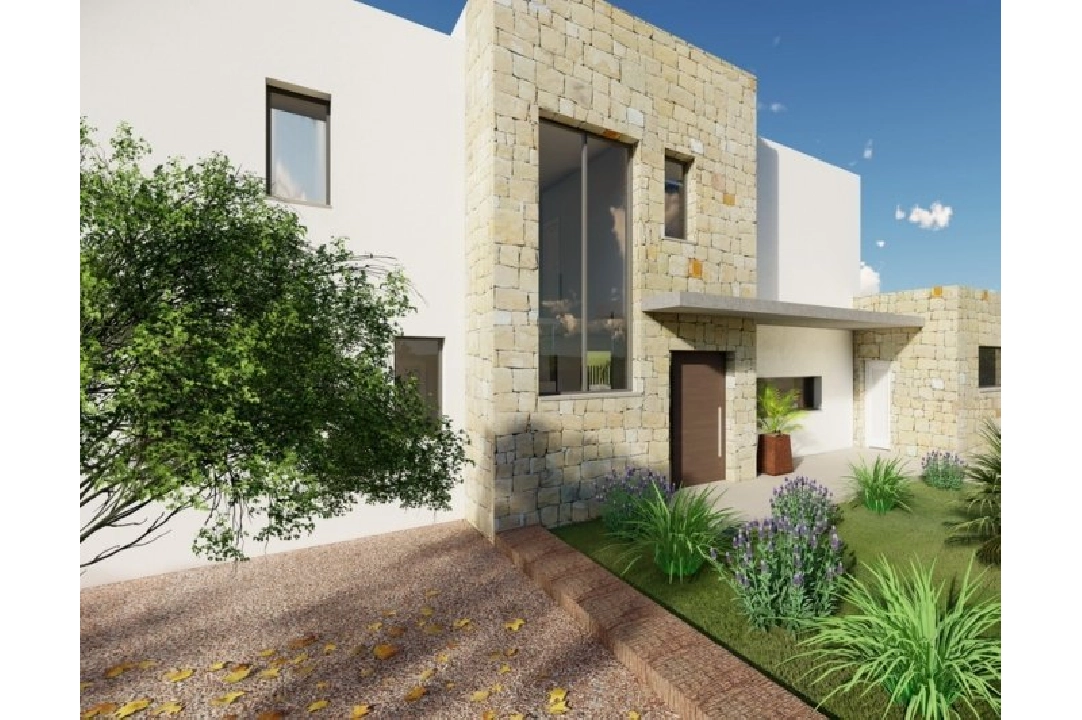 Villa in Calpe(Buenavista) te koop, woonoppervlakte 220 m², Bouwjaar 2019, Airconditioning, grondstuk 850 m², 4 slapkamer, 3 badkamer, Zwembad, ref.: BI-CA.H-413-1