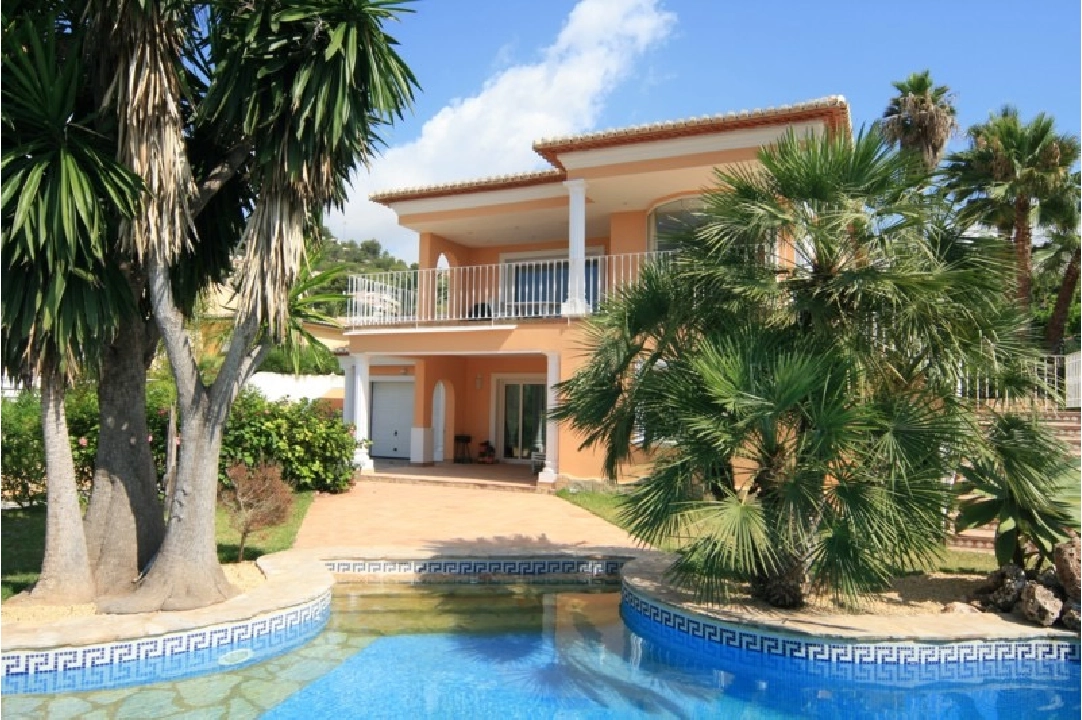 Villa in Moraira te koop, woonoppervlakte 300 m², Airconditioning, grondstuk 800 m², 4 slapkamer, 3 badkamer, Zwembad, ref.: CA-H-1299-AMB-3