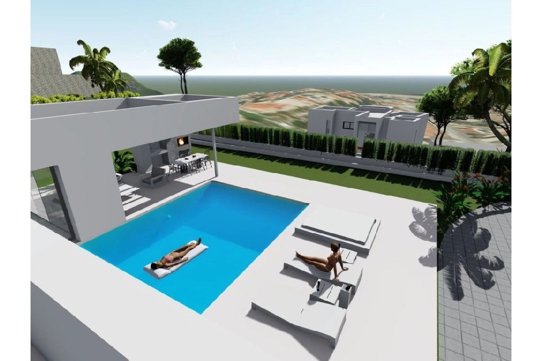 Villa in Calpe(Canuta Baja) te koop, woonoppervlakte 369 m², Airconditioning, grondstuk 1252 m², 4 slapkamer, 3 badkamer, Zwembad, ref.: BP-6029CAL-7