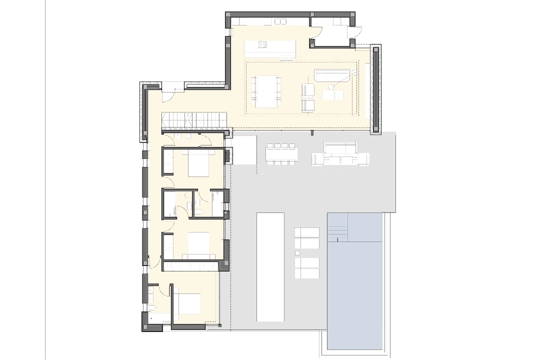 Villa in Moraira(Moravit) te koop, woonoppervlakte 322 m², Airconditioning, grondstuk 939 m², 4 slapkamer, 4 badkamer, ref.: BP-3376MOR-9