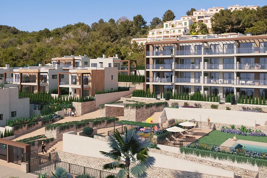 Etagen Apartment in Font de Sa Cala te koop, woonoppervlakte 138 m², Staat Eerste bewoning, Airconditioning, 3 slapkamer, 2 badkamer, Zwembad, ref.: HA-MLN-160-A02-4