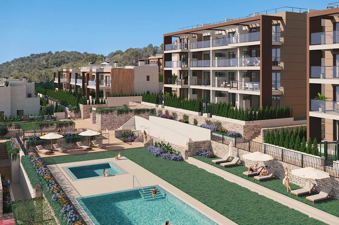 Etagen Apartment in Font de Sa Cala te koop, woonoppervlakte 138 m², Staat Eerste bewoning, Airconditioning, 3 slapkamer, 2 badkamer, Zwembad, ref.: HA-MLN-160-A02-7