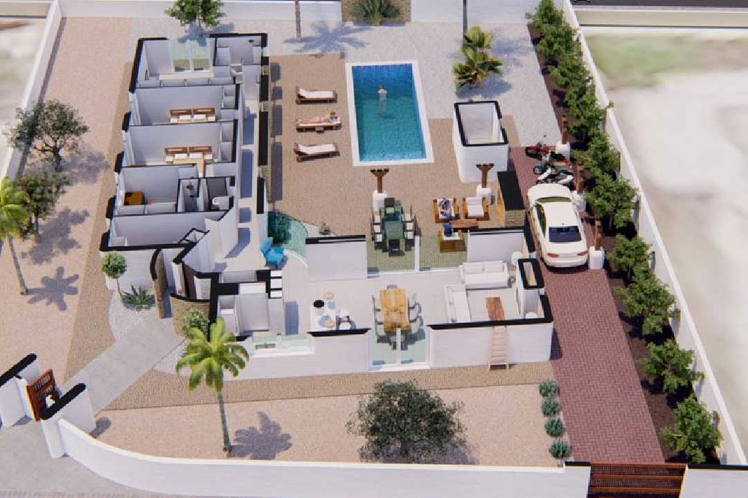 Villa in Polop(Alfaz del Pi) te koop, woonoppervlakte 436 m², grondstuk 800 m², 3 slapkamer, 2 badkamer, ref.: BP-3431ALF-26