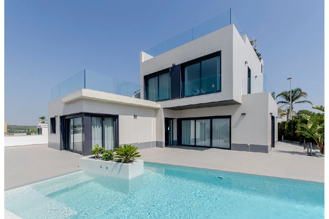 Villa in Dehesa de Campoamor te koop, woonoppervlakte 318 m², Staat Eerste bewoning, grondstuk 500 m², 3 slapkamer, 3 badkamer, Zwembad, ref.: HA-DCN-100-E13-2