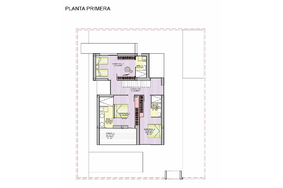 Villa in Dehesa de Campoamor te koop, woonoppervlakte 307 m², Staat Eerste bewoning, grondstuk 500 m², 4 slapkamer, 4 badkamer, Zwembad, ref.: HA-DCN-100-E15-12