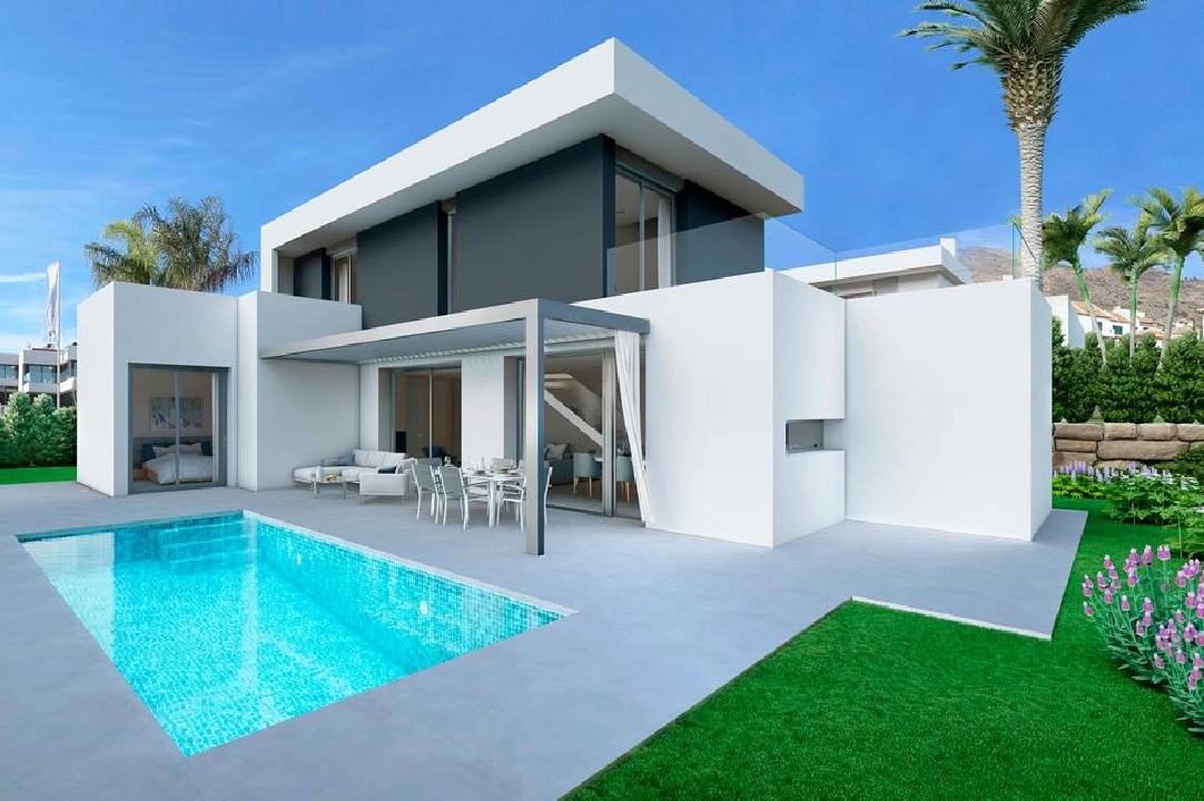 Villa in Finestrat te koop, woonoppervlakte 177 m², grondstuk 600 m², 3 slapkamer, 3 badkamer, Zwembad, ref.: COB-3182-1