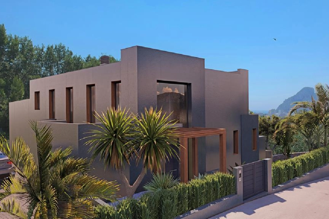 Villa in Calpe te koop, woonoppervlakte 345 m², Bouwjaar 2022, Airconditioning, grondstuk 1600 m², 4 slapkamer, 4 badkamer, Zwembad, ref.: BI-CA.H-424-2