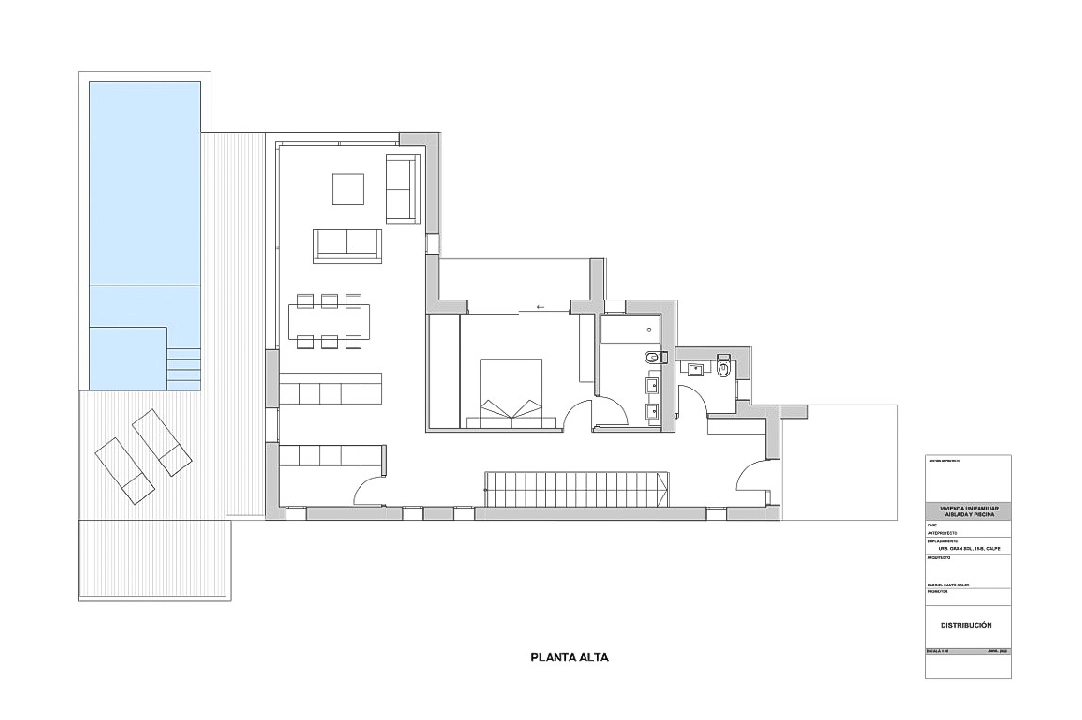 Villa in Calpe(Gran Sol) te koop, woonoppervlakte 176 m², Airconditioning, grondstuk 800 m², 3 slapkamer, 3 badkamer, Zwembad, ref.: BP-6431CAL-9