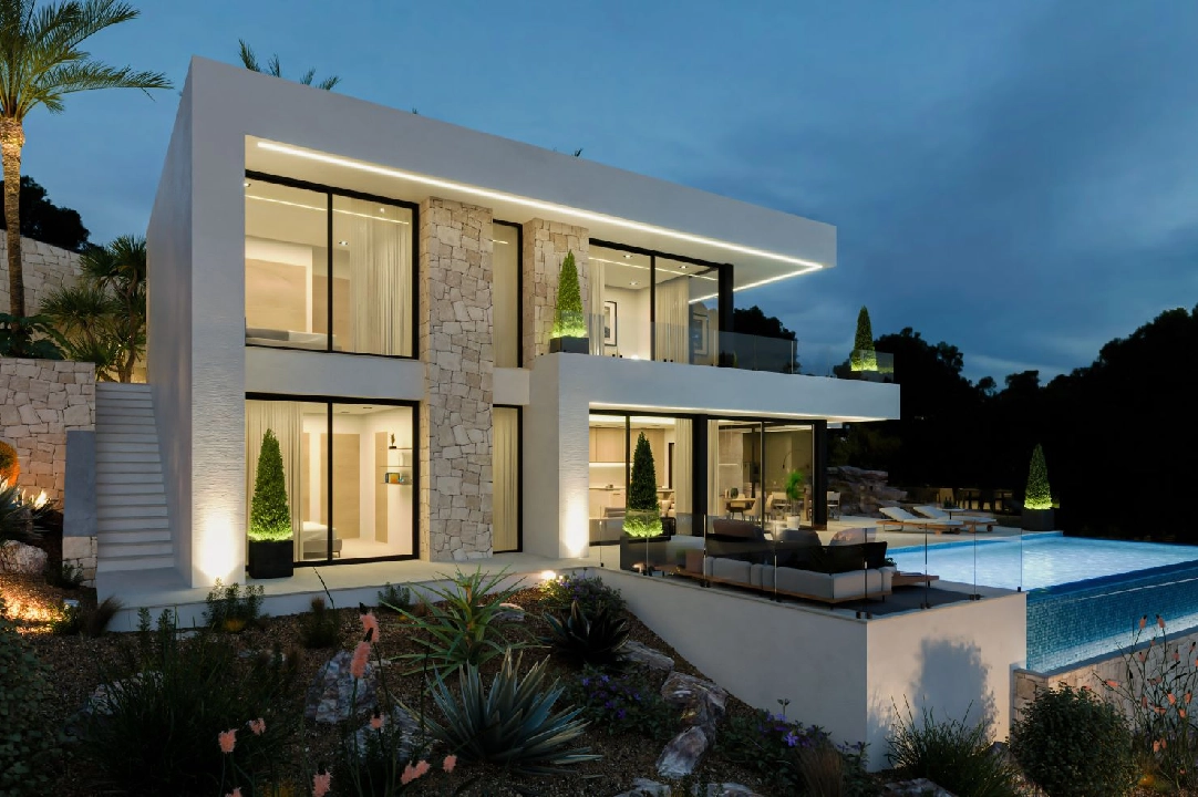 Villa in Pedreguer te koop, woonoppervlakte 182 m², Airconditioning, grondstuk 1535 m², 3 slapkamer, 3 badkamer, Zwembad, ref.: UM-UV-MERAK-9
