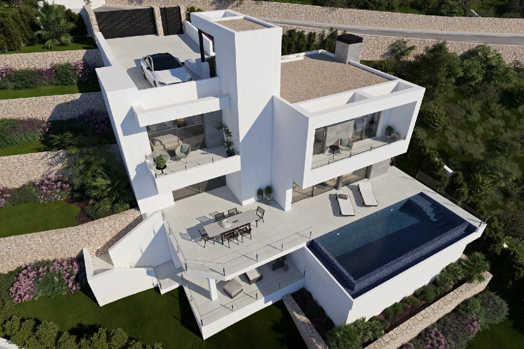 Villa in Cumbre del Sol(Lirios Sunrise) te koop, woonoppervlakte 169 m², grondstuk 805 m², 3 slapkamer, 3 badkamer, Zwembad, ref.: VA-AL031-2