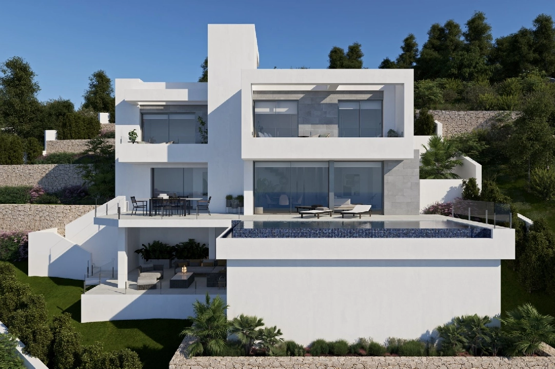 Villa in Cumbre del Sol(Lirios Sunrise) te koop, woonoppervlakte 169 m², grondstuk 805 m², 3 slapkamer, 3 badkamer, Zwembad, ref.: VA-AL031-5