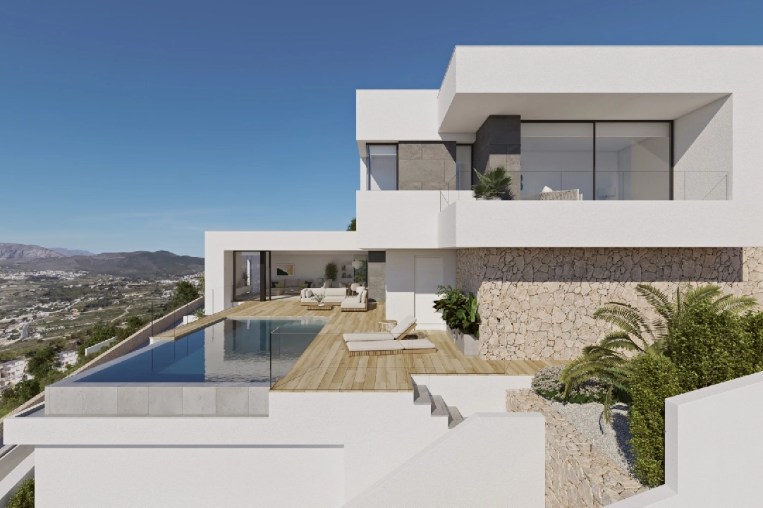 Villa in Cumbre del Sol(Residencial Plus Jazmines) te koop, woonoppervlakte 198 m², grondstuk 807 m², 3 slapkamer, 3 badkamer, Zwembad, ref.: VA-AJ224-4