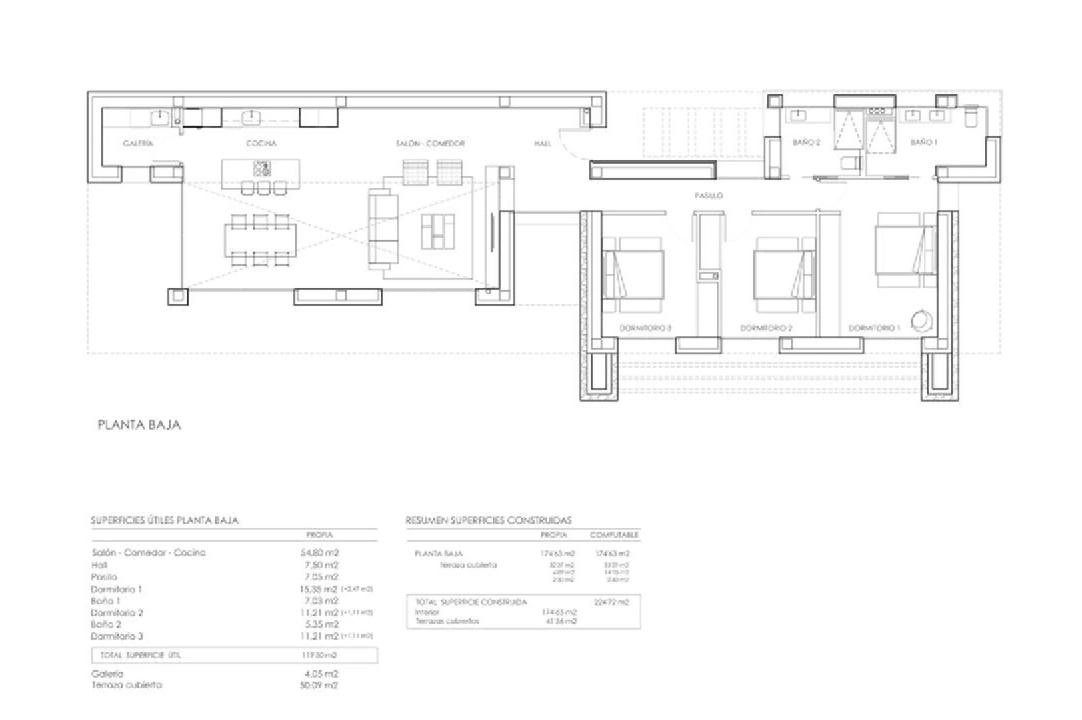 Villa in Calpe(Estacion) te koop, woonoppervlakte 215 m², Airconditioning, grondstuk 830 m², 3 slapkamer, 2 badkamer, ref.: BP-3583CAL-5