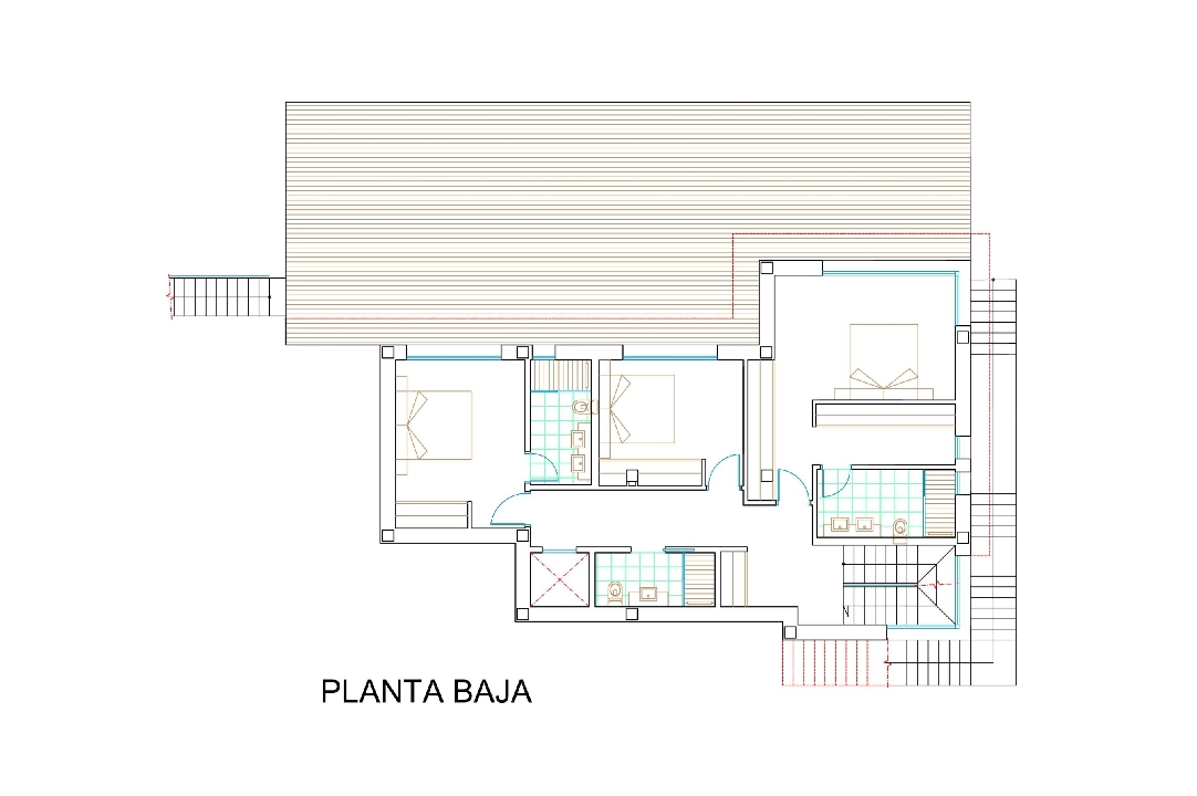 Villa in Javea(Adsubia) te koop, woonoppervlakte 458 m², Airconditioning, grondstuk 1000 m², 5 slapkamer, 4 badkamer, Zwembad, ref.: BP-4255JAV-14