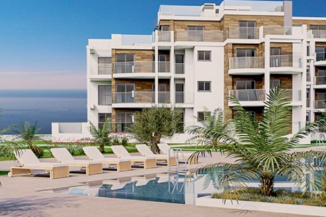 Etagen Apartment in Denia te koop, woonoppervlakte 85 m², Bouwjaar 2023, Staat als nieuw, + KLIMA, Airconditioning, 3 slapkamer, 2 badkamer, Zwembad, ref.: AS-1823-18