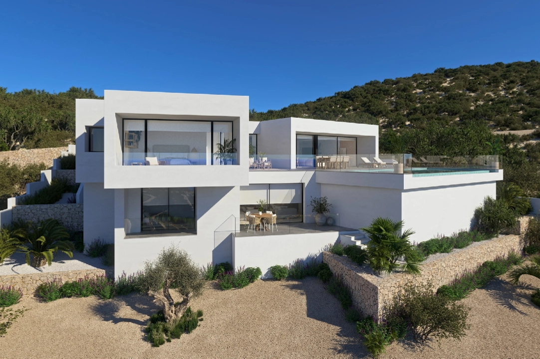 Villa in Cumbre del Sol(Lirios Design) te koop, woonoppervlakte 266 m², grondstuk 1000 m², 3 slapkamer, 4 badkamer, Zwembad, ref.: VA-AL024-4