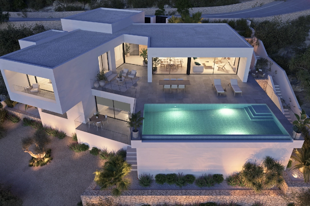 Villa in Cumbre del Sol(Lirios Design) te koop, woonoppervlakte 266 m², grondstuk 1000 m², 3 slapkamer, 4 badkamer, Zwembad, ref.: VA-AL024-5