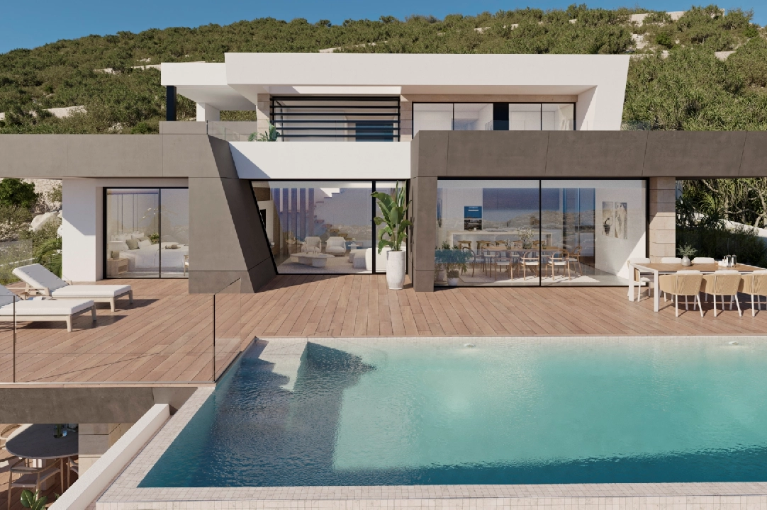 Villa in Cumbre del Sol(Lirios Design) te koop, woonoppervlakte 212 m², grondstuk 861 m², 3 slapkamer, 4 badkamer, Zwembad, ref.: VA-AL097-7