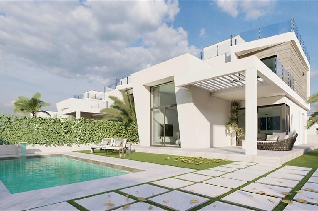 Villa in Finestrat te koop, woonoppervlakte 163 m², grondstuk 346 m², 3 slapkamer, 3 badkamer, Zwembad, ref.: COB-3381-2