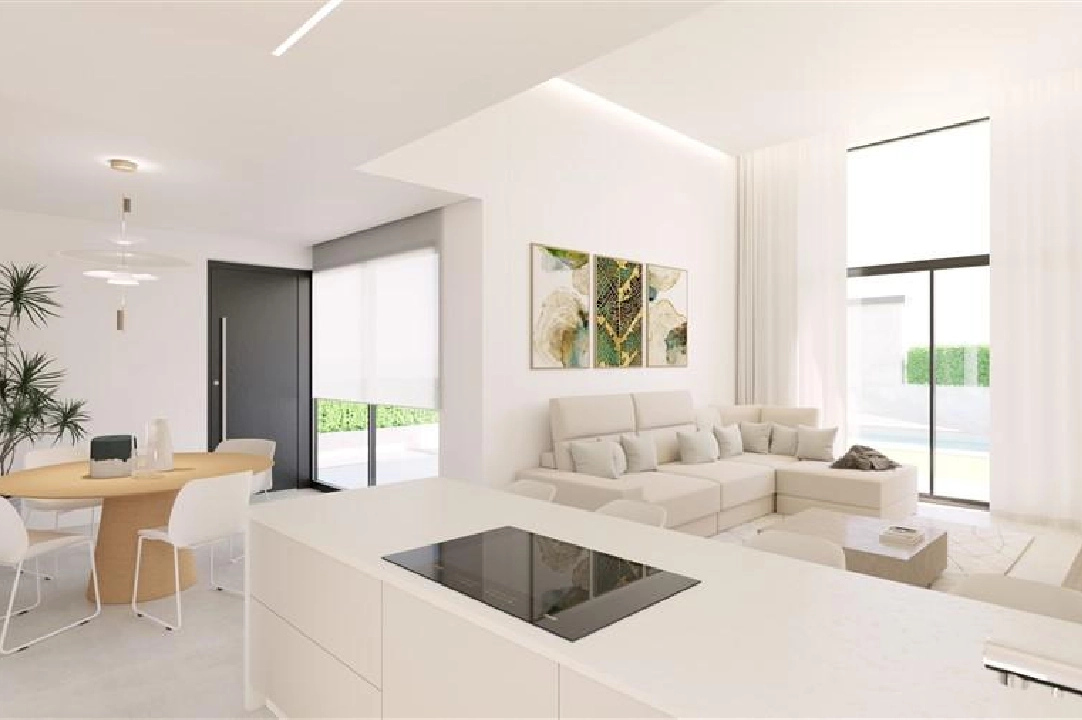 Villa in Finestrat te koop, woonoppervlakte 163 m², grondstuk 346 m², 3 slapkamer, 3 badkamer, Zwembad, ref.: COB-3381-3