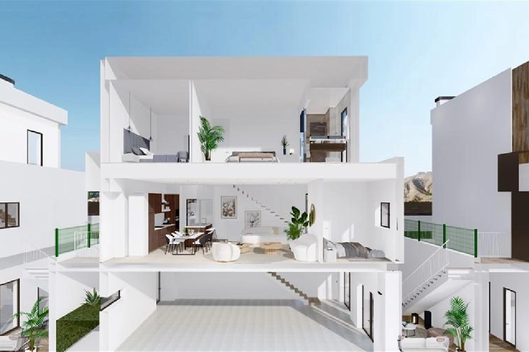 Villa in Finestrat te koop, woonoppervlakte 167 m², grondstuk 300 m², 3 slapkamer, 3 badkamer, Zwembad, ref.: COB-3372-7