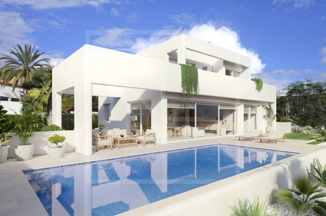 Villa in Benissa costa(Baladrar) te koop, woonoppervlakte 138 m², Bouwjaar 2023, + Vloerverwarming, Airconditioning, grondstuk 625 m², 3 slapkamer, 3 badkamer, Zwembad, ref.: NL-NLD1444-1