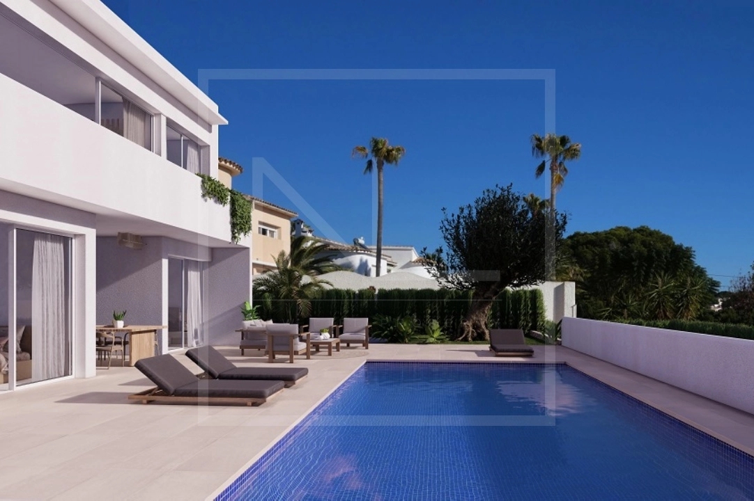 Villa in Benissa costa(Baladrar) te koop, woonoppervlakte 142 m², Bouwjaar 2023, + Vloerverwarming, Airconditioning, grondstuk 729 m², 4 slapkamer, 3 badkamer, Zwembad, ref.: NL-NLD1445-2