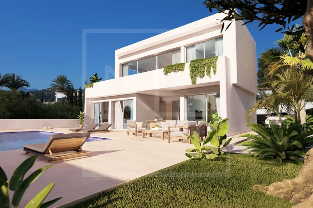 Villa in Benissa costa(Baladrar) te koop, woonoppervlakte 142 m², Bouwjaar 2023, + Vloerverwarming, Airconditioning, grondstuk 729 m², 4 slapkamer, 3 badkamer, Zwembad, ref.: NL-NLD1445-6