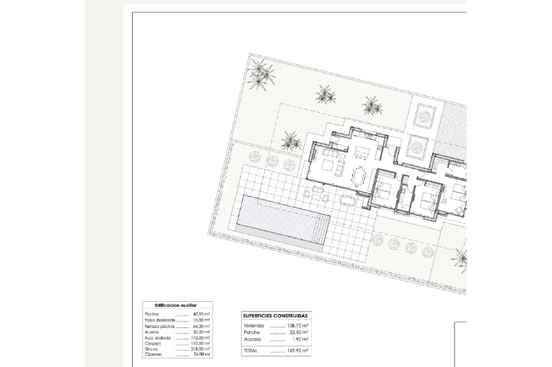 Villa in Calpe te koop, woonoppervlakte 282 m², + Vloerverwarming, Airconditioning, grondstuk 800 m², 3 slapkamer, 2 badkamer, Zwembad, ref.: NL-NLD1452-3