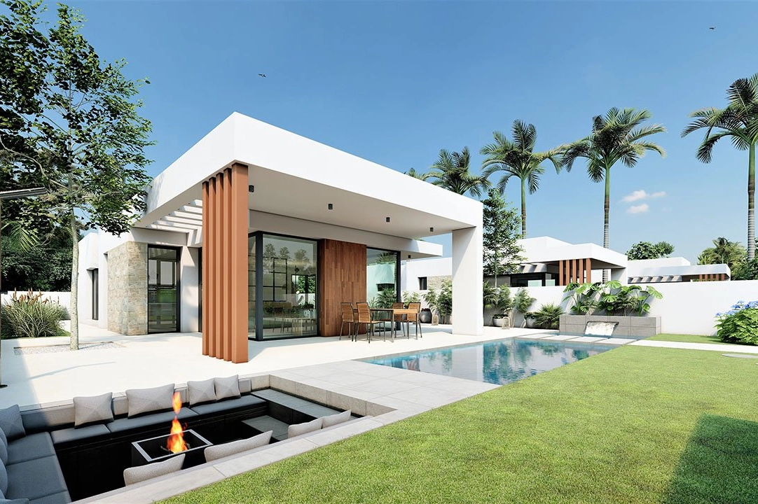 Villa in San Fulgencio te koop, woonoppervlakte 135 m², Staat Eerste bewoning, grondstuk 500 m², 3 slapkamer, 2 badkamer, Zwembad, ref.: HA-MAN-270-E01-4