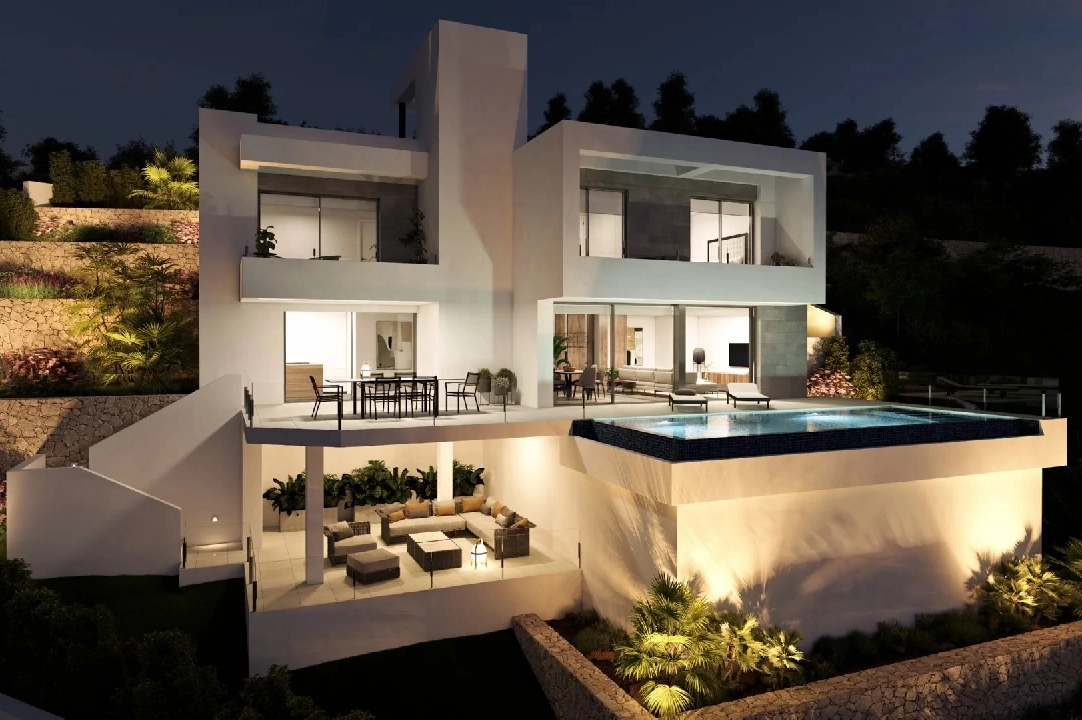 Villa in Cumbre del Sol te koop, woonoppervlakte 320 m², grondstuk 805 m², 3 slapkamer, 3 badkamer, Zwembad, ref.: BS-82447847-7