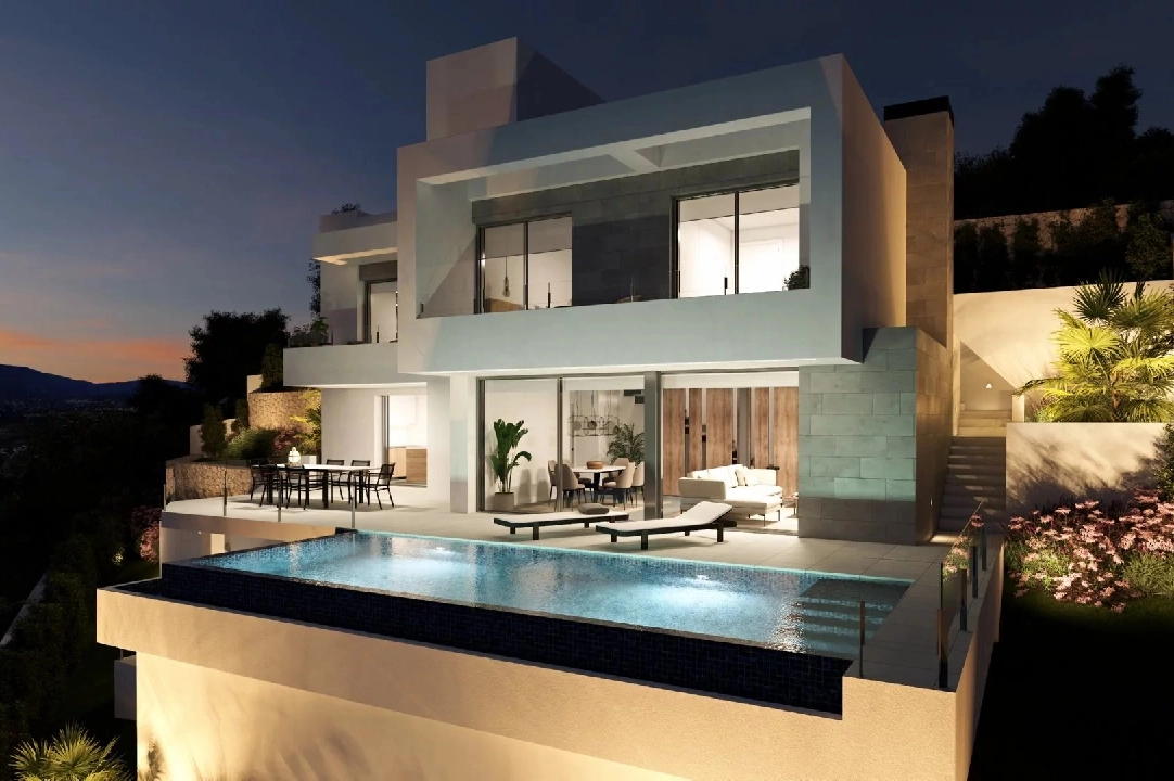 Villa in Cumbre del Sol te koop, woonoppervlakte 320 m², grondstuk 805 m², 3 slapkamer, 3 badkamer, Zwembad, ref.: BS-82447847-8