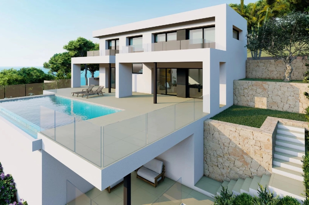 Villa in Cumbre del Sol te koop, woonoppervlakte 454 m², grondstuk 847 m², 3 slapkamer, 5 badkamer, Zwembad, ref.: BS-82447866-1