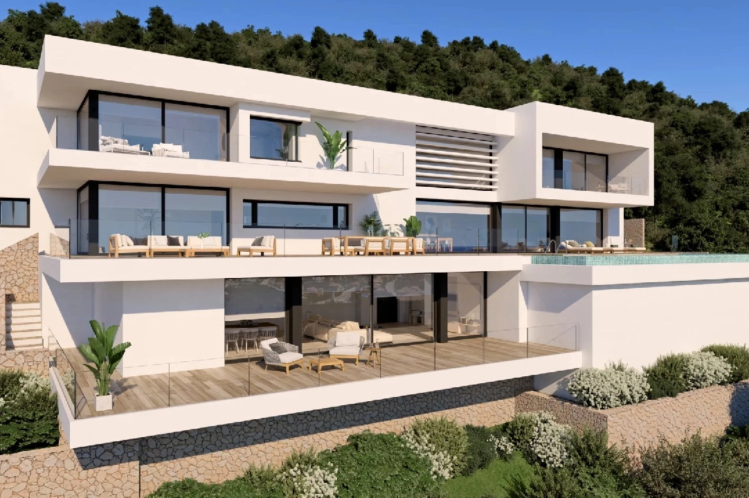 Villa in Cumbre del Sol te koop, woonoppervlakte 1076 m², grondstuk 2122 m², 1 slapkamer, 1 badkamer, Zwembad, ref.: BS-82447877-5