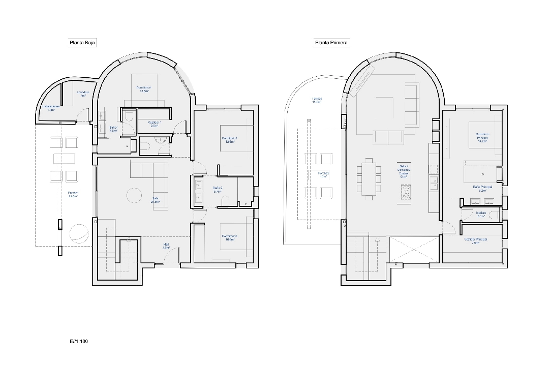 Villa in Benitachell(Moraira Alcasar) te koop, woonoppervlakte 260 m², Airconditioning, grondstuk 1280 m², 4 slapkamer, 3 badkamer, Zwembad, ref.: CA-H-1675-AMB-23