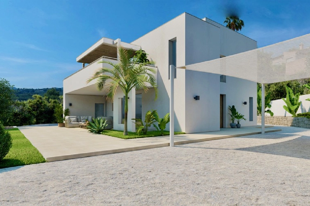 Villa in Benitachell(Moraira Alcasar) te koop, woonoppervlakte 260 m², Airconditioning, grondstuk 1280 m², 4 slapkamer, 3 badkamer, Zwembad, ref.: CA-H-1675-AMB-4