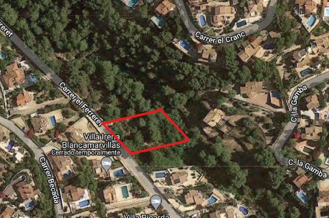 Wohngrundstück in Benissa(Cala Baladrar) te koop, Airconditioning, grondstuk 826 m², Zwembad, ref.: BP-4295BEN-17