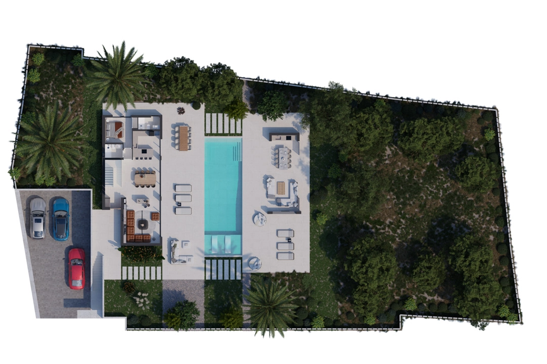 Villa in Javea(Portichol) te koop, woonoppervlakte 510 m², Airconditioning, grondstuk 1639 m², 4 slapkamer, 5 badkamer, Zwembad, ref.: BP-4293JAV-16