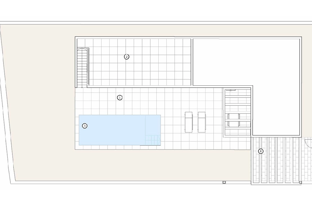 Villa in Algorfa te koop, woonoppervlakte 175 m², Staat Eerste bewoning, Airconditioning, grondstuk 454 m², 3 slapkamer, 2 badkamer, Zwembad, ref.: HA-ARN-108-E01-11