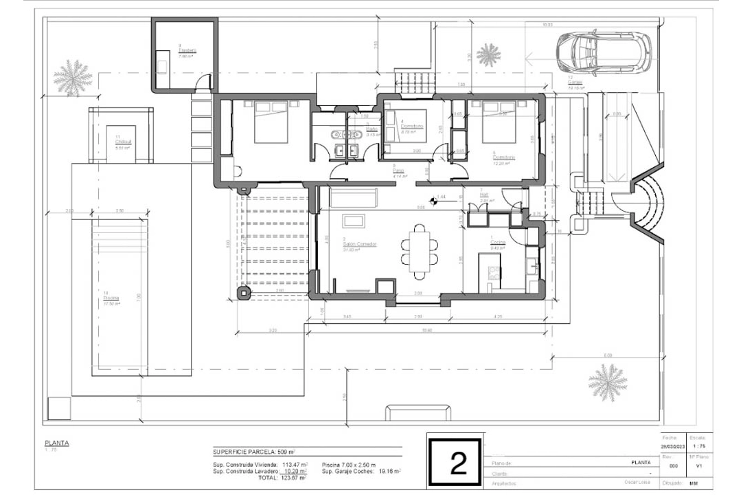 Villa in Polop te koop, woonoppervlakte 107 m², Airconditioning, grondstuk 509 m², 2 slapkamer, 1 badkamer, Zwembad, ref.: BP-7008POL-2