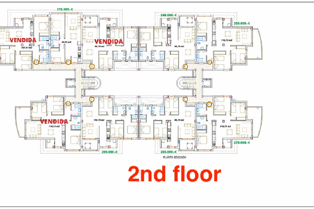 Apartment in Vilajoyosa(Urb. Paraiso) te koop, woonoppervlakte 63 m², Airconditioning, grondstuk 63 m², 2 slapkamer, 1 badkamer, ref.: BP-7019VIL-18