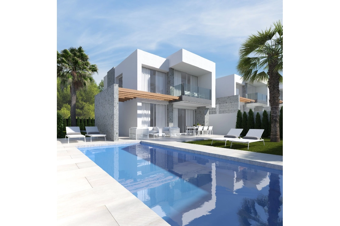 Villa in Finestrat(Finestrat) te koop, woonoppervlakte 130 m², Airconditioning, grondstuk 416 m², 3 slapkamer, 3 badkamer, Zwembad, ref.: AM-1022DA-3700-1