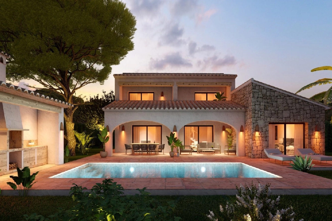 Villa in Javea - Xabia(La Cala) te koop, woonoppervlakte 180 m², grondstuk 1005 m², 3 slapkamer, 2 badkamer, Zwembad, ref.: AM-11845DA-3700-1