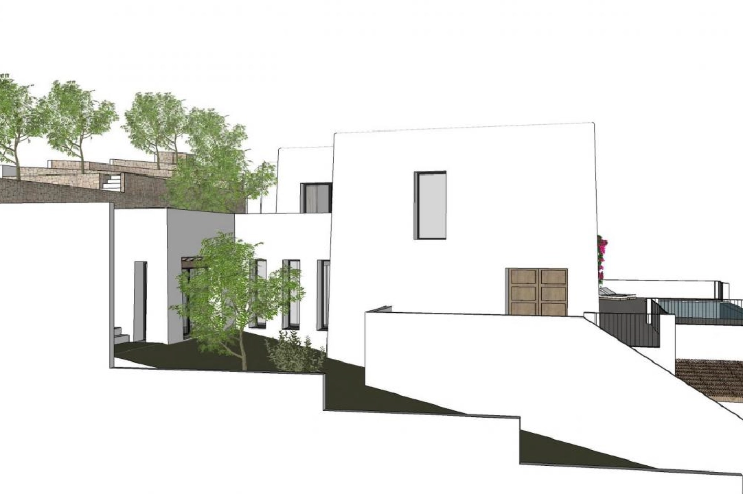 Villa in Moraira te koop, grondstuk 1000 m², 4 slapkamer, 4 badkamer, Zwembad, ref.: COB-3416-8