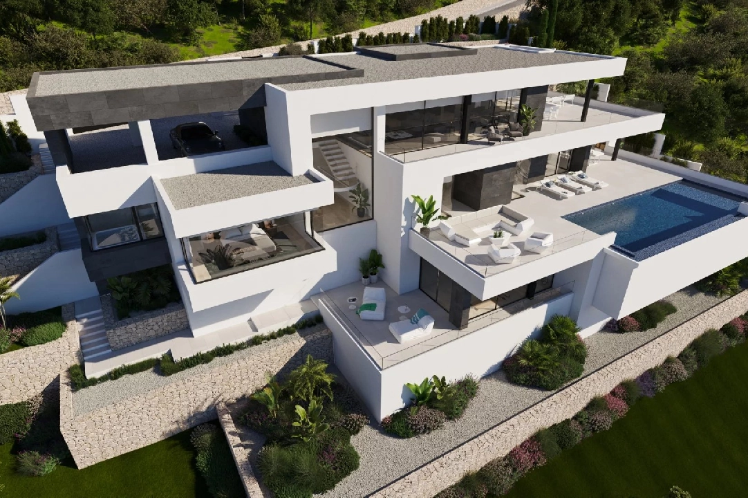 Villa in Cumbre del Sol te koop, woonoppervlakte 830 m², grondstuk 1877 m², 1 slapkamer, 5 badkamer, Zwembad, ref.: BS-83710403-4