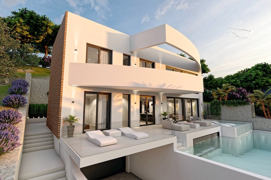 Villa in Altea(Sierra de Altea) te koop, woonoppervlakte 500 m², Airconditioning, grondstuk 1270 m², 4 slapkamer, 4 badkamer, Zwembad, ref.: CA-H-1718-AMB-2