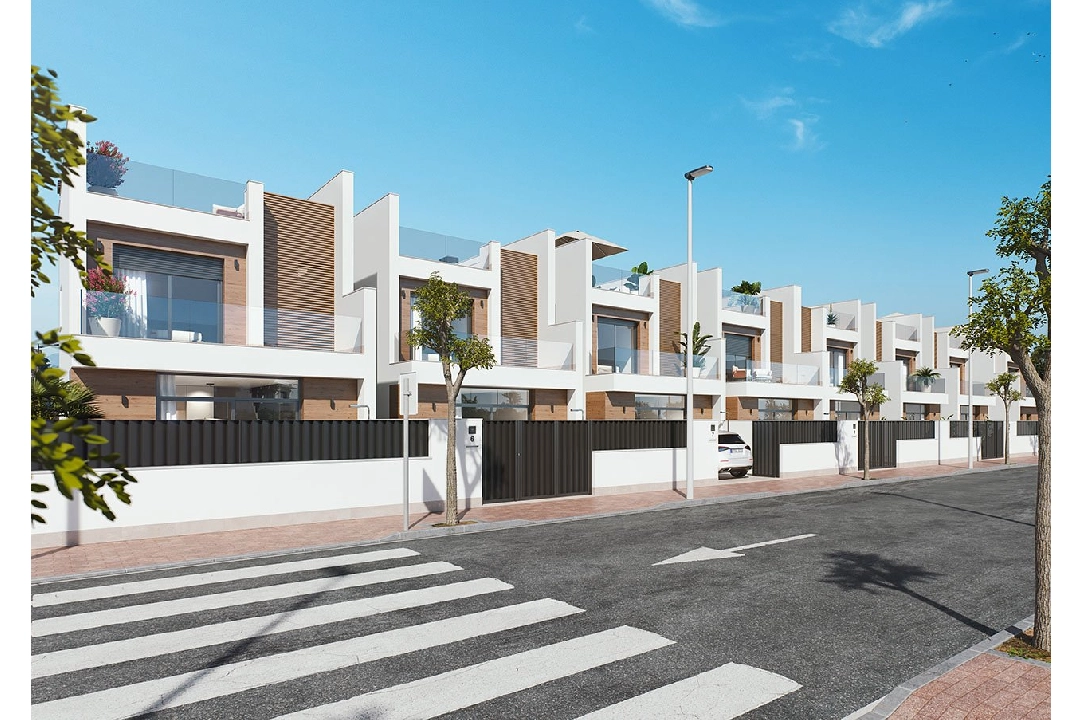 Villa in San Pedro del Pinatar te koop, woonoppervlakte 158 m², Staat Eerste bewoning, grondstuk 129 m², 3 slapkamer, 2 badkamer, Zwembad, ref.: HA-SAN-115-E01-3