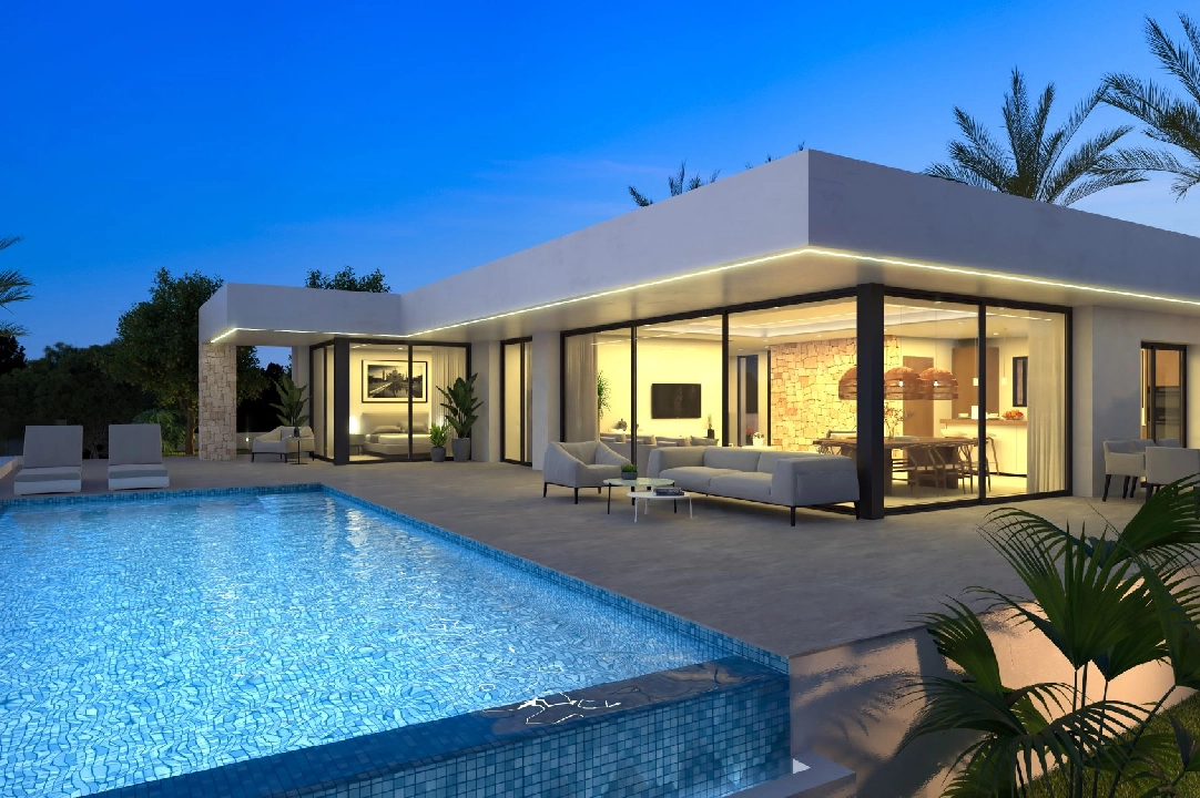 Villa in Denia te koop, woonoppervlakte 266 m², Airconditioning, grondstuk 999 m², 4 slapkamer, 4 badkamer, Zwembad, ref.: UM-UV-PITO-8